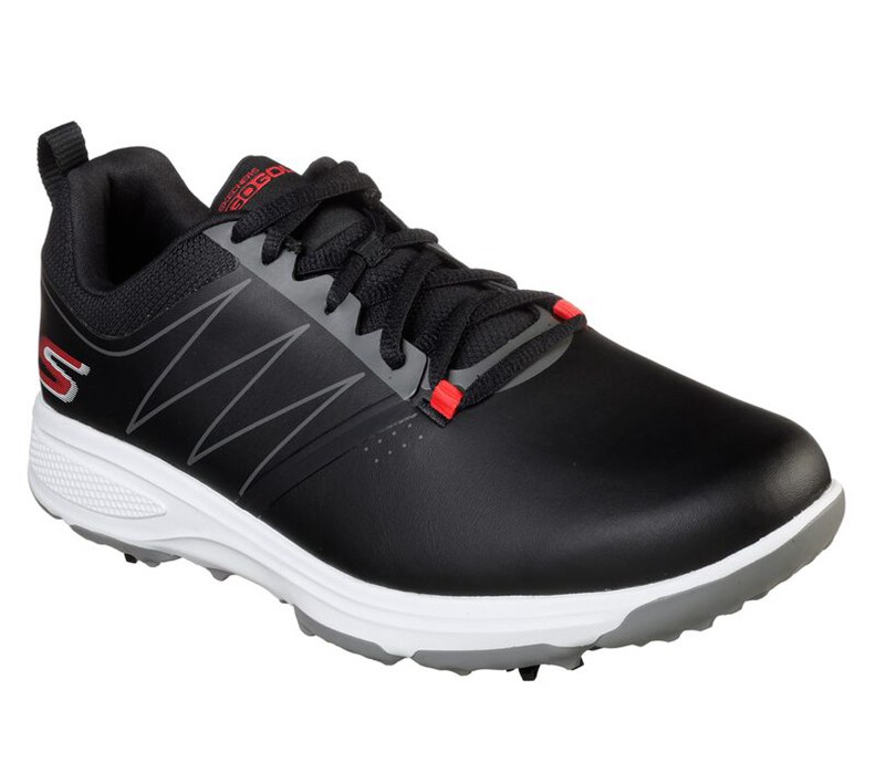 Skechers Herr Svarta/Röda Sneakers - Go Golf Torque - Sverige (QUEFD-7420)